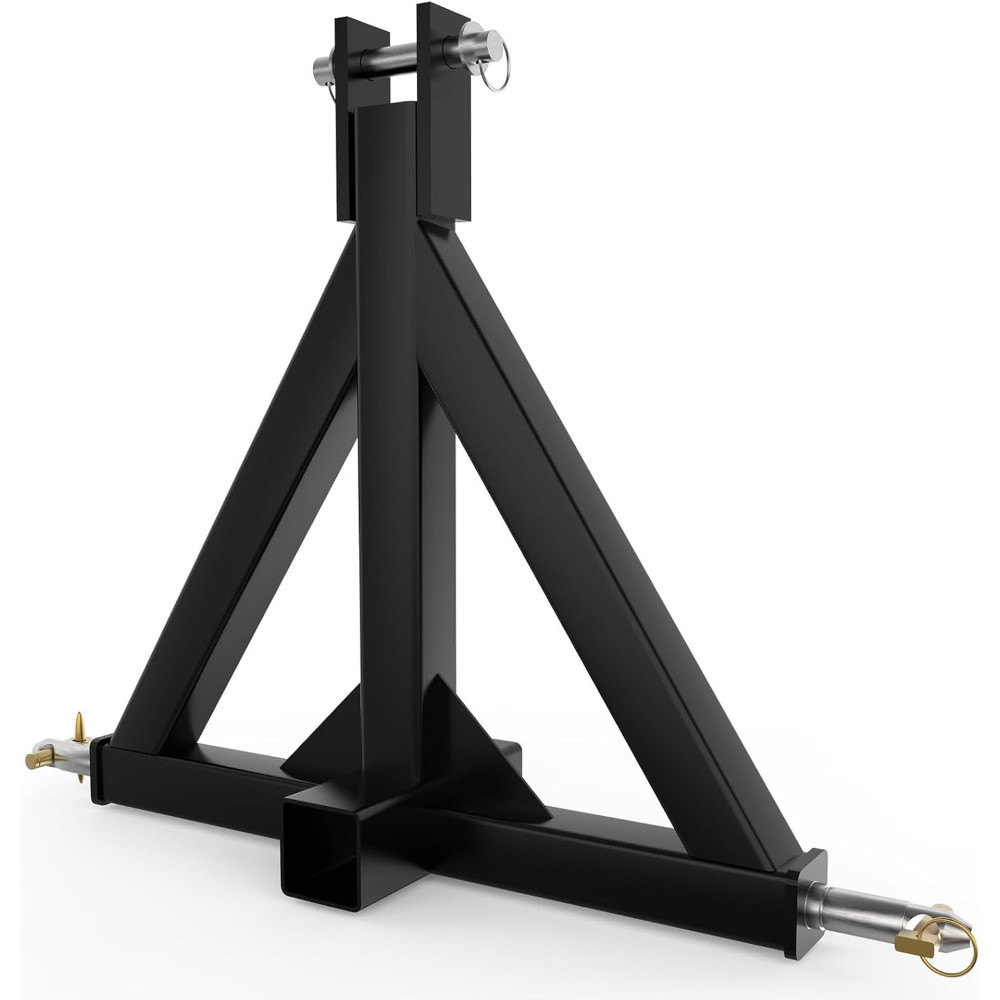 3 Point Trailer Hitch W/ 2" Receiver Category 1 Heavy Duty for John Deere Kubota