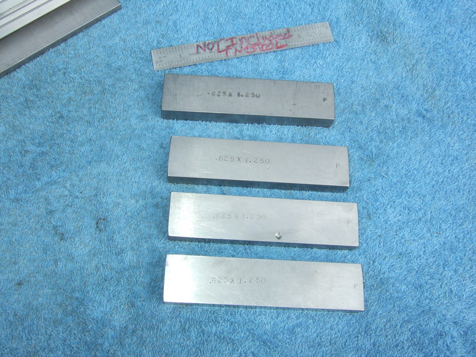 PARALLELS USA VINTAGE 4 PAIR SOFT MACHINIST TOOLMAKER PRECISE GRIND MILL INSPECT