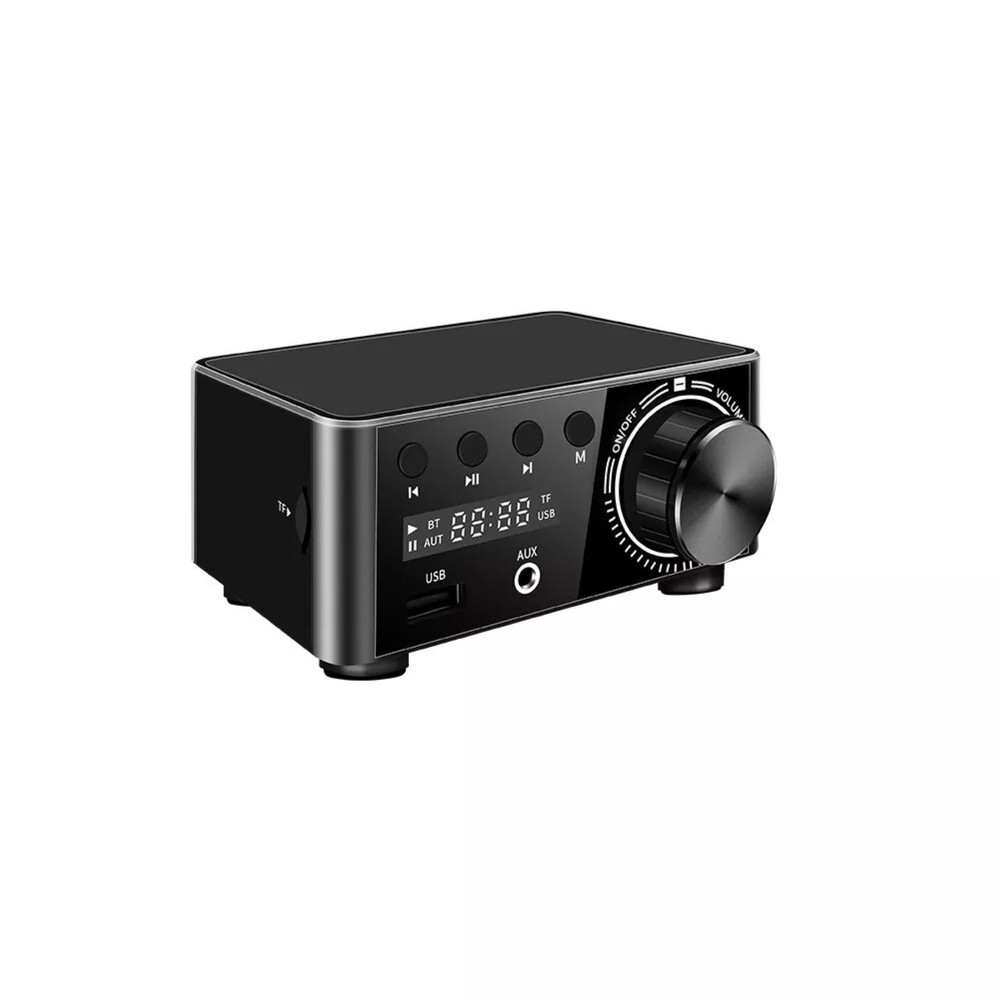 DC 9V-24V Bluetooth 5.0 Class D HiFi ABS Mini Audio Amplifier Accessories