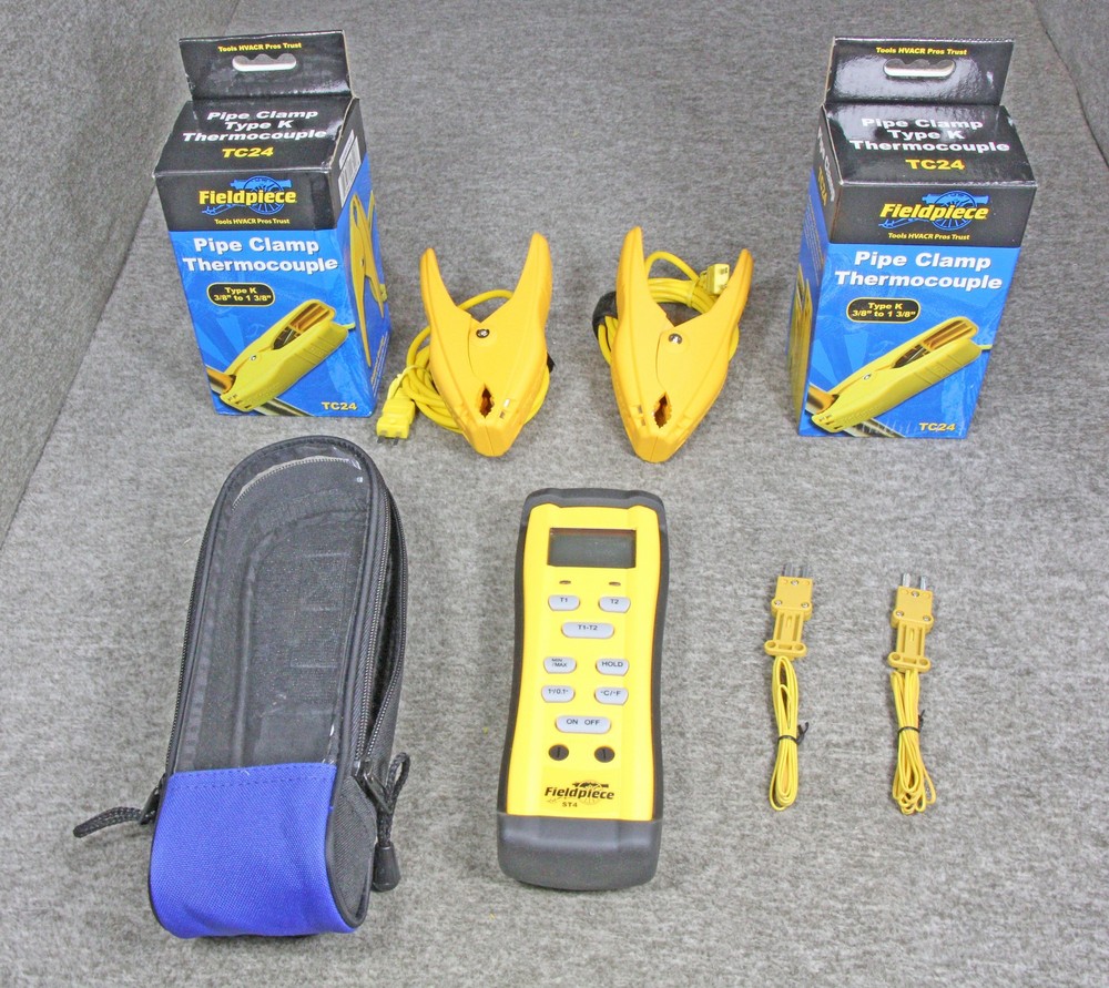 Fieldpiece ST4 Dual Temperature Meter Type K
