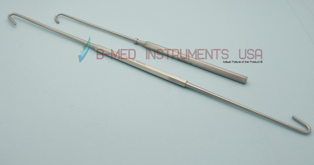 OR Grade Rosser Crypt Hook 6.75" & Barr Crypt Hook 10" Surgical Instruments