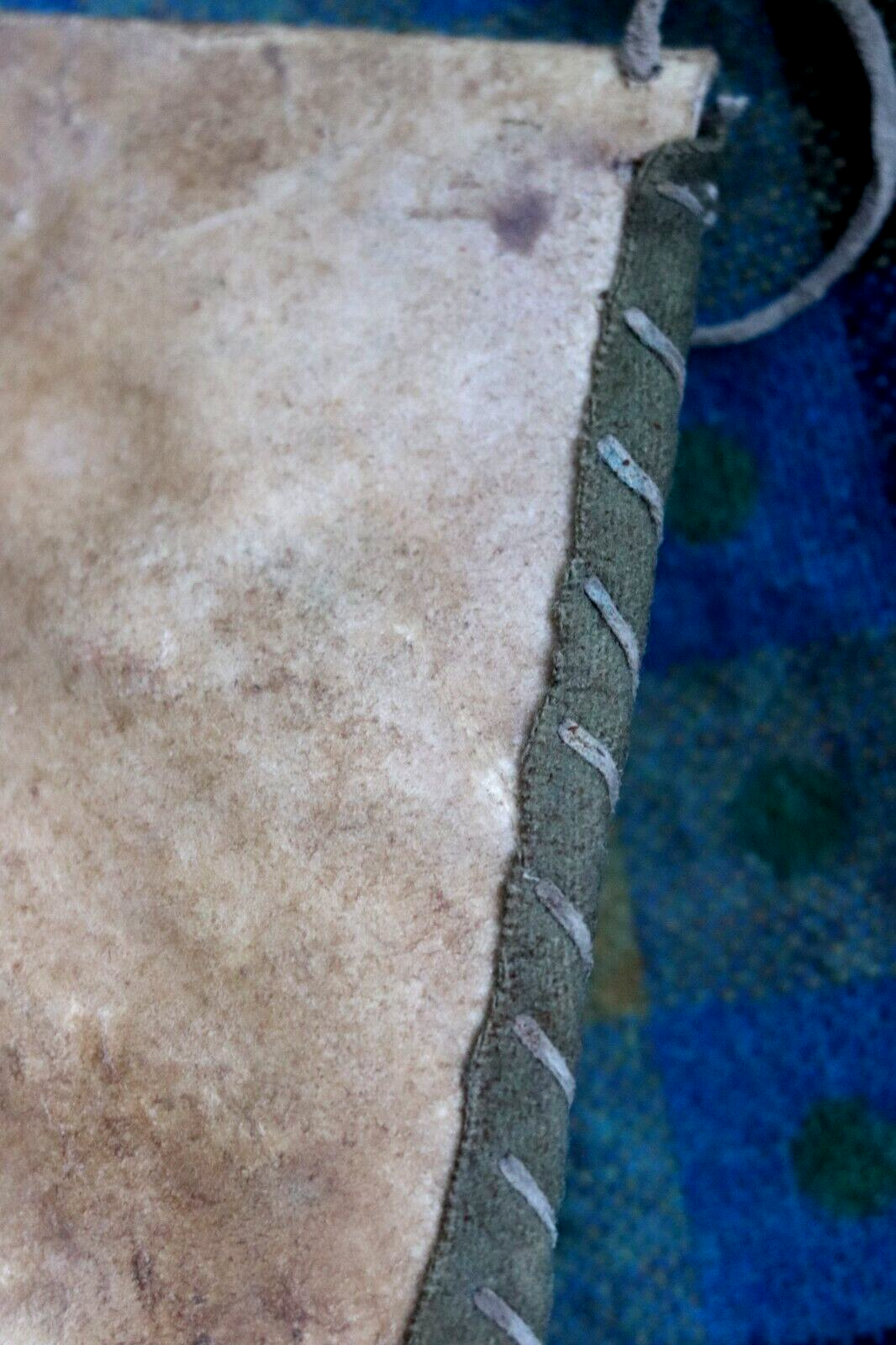 Vintage PARFLECHE BAG antique Native American document pouch Plains Indians