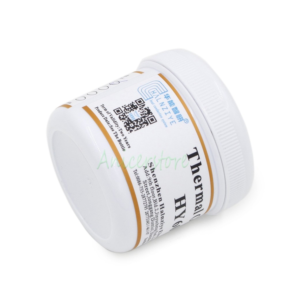 2pcs 100g Silver + Gold Silicone Compound Thermal Conductive Grease Paste CPU