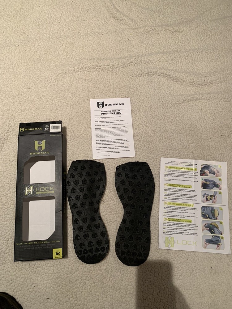 Hodgman® H-Lock WADETECH Interchangeable Boot Sole Size 12