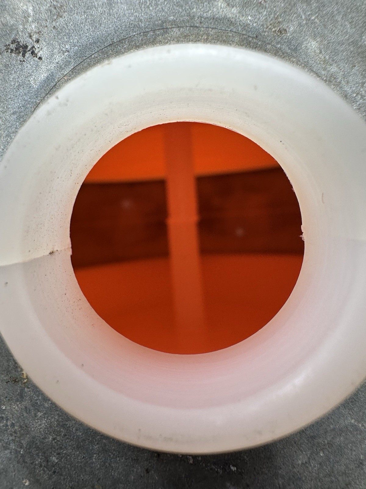 Vintage Oasis 4qt Galvanized Hiking Camping Water Canteen Orange FSS with Strap