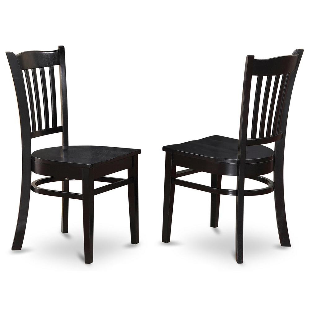 Dining Table- Dining Chairs, NOGR3-BLK-W