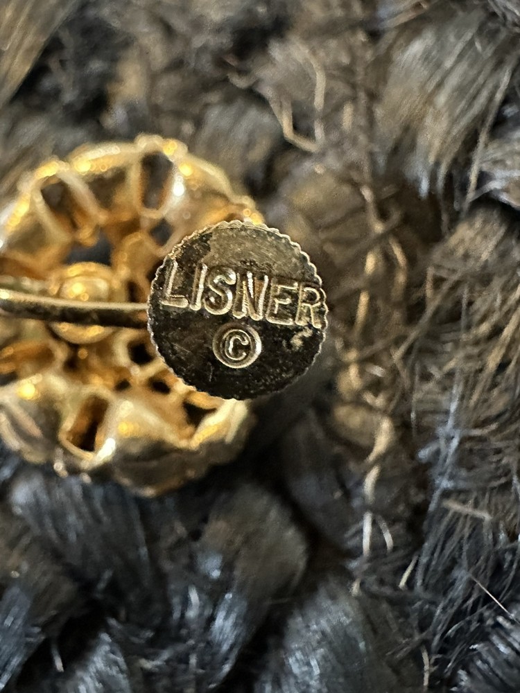 vintage lisner earrings (A-6)