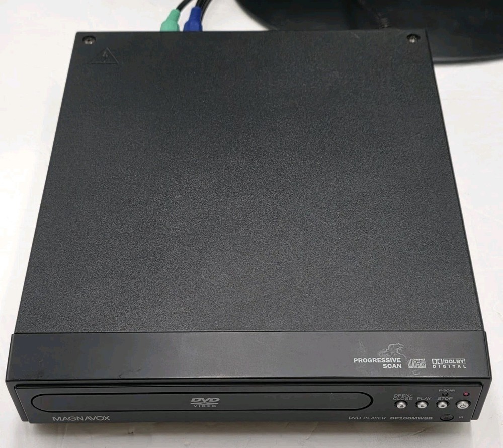 MAGNAVOX DVD PLAYER DP100MW8B No Remote TESTED WORKS!