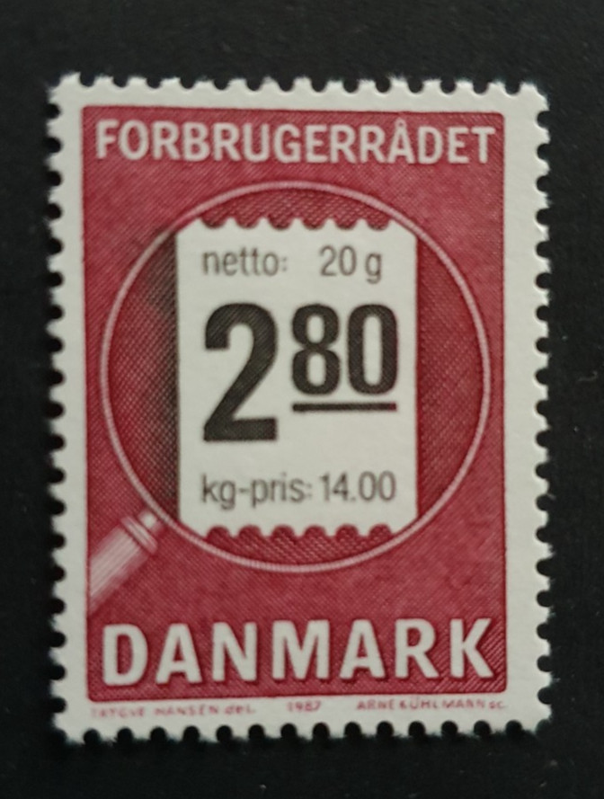 1987 DENMARK DANMARK CONSUMERS COUNCIL VF MNH