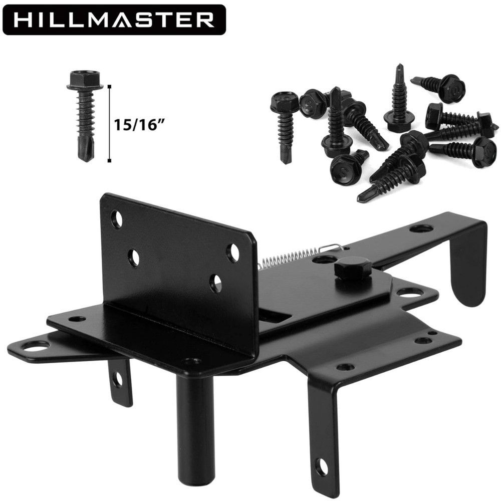 Gravity Self Locking Gate Latch - Superior Black Powder Coat