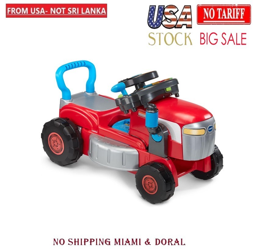 VTech Get Growing Tractor and Mower Ride-On