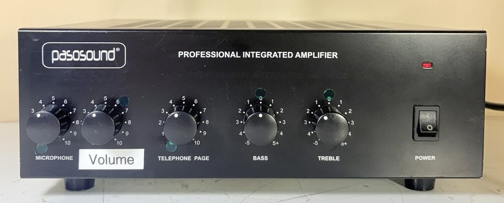 PASO-SOUND P30BGM Professional   Integrated Amplifier