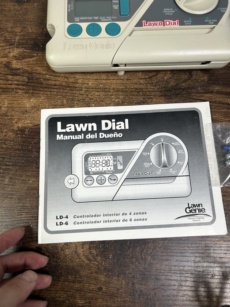 Lawn Genie Lawn Dial LD4 4 Zone Irrigation Timer Sprinkler Timer Controller