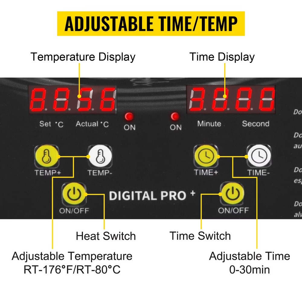 Digital Ultrasonic Cleaning Machine with Heater and Timer