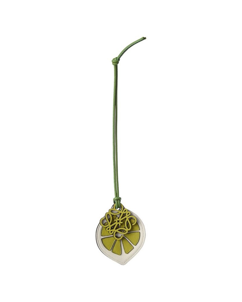 Loewe Lime Leather Charm Women's Green
