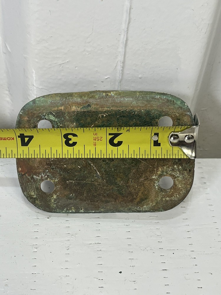 Vintage Bronze Halyard Deck Plate