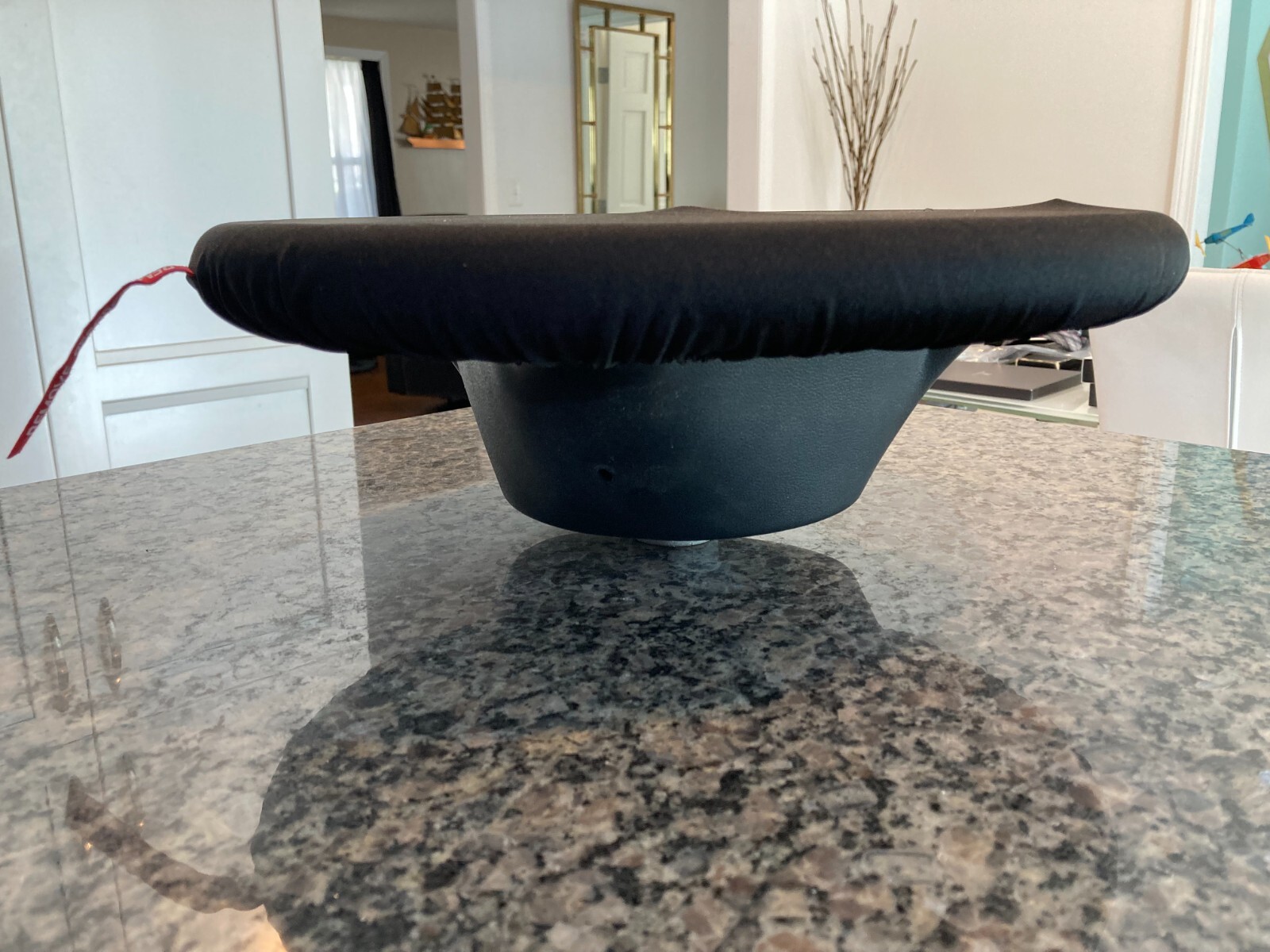 PORSCHE DESIGN OEM FACTORY STEERING WHEEL PROTECTIVE COVER IN BLACK W/CREST. NEW