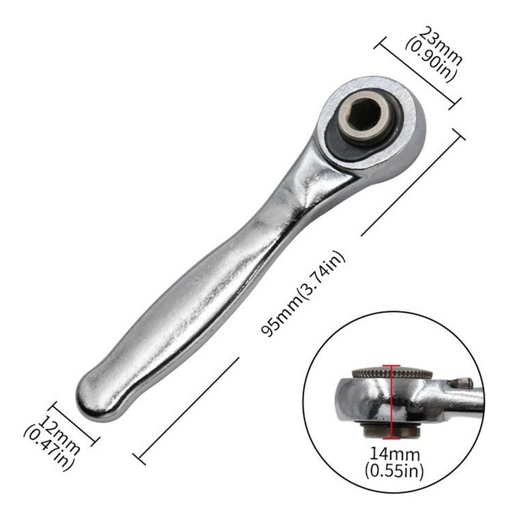 Wrench 72 Teeth Ratchet Adjustment Device Hand Tools Screwdriver Handle