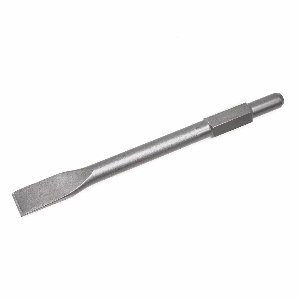 Premium Quality Flat Chisel Bit 1-1/8" Hex Shank for Demolition Jack Hammer 1pc