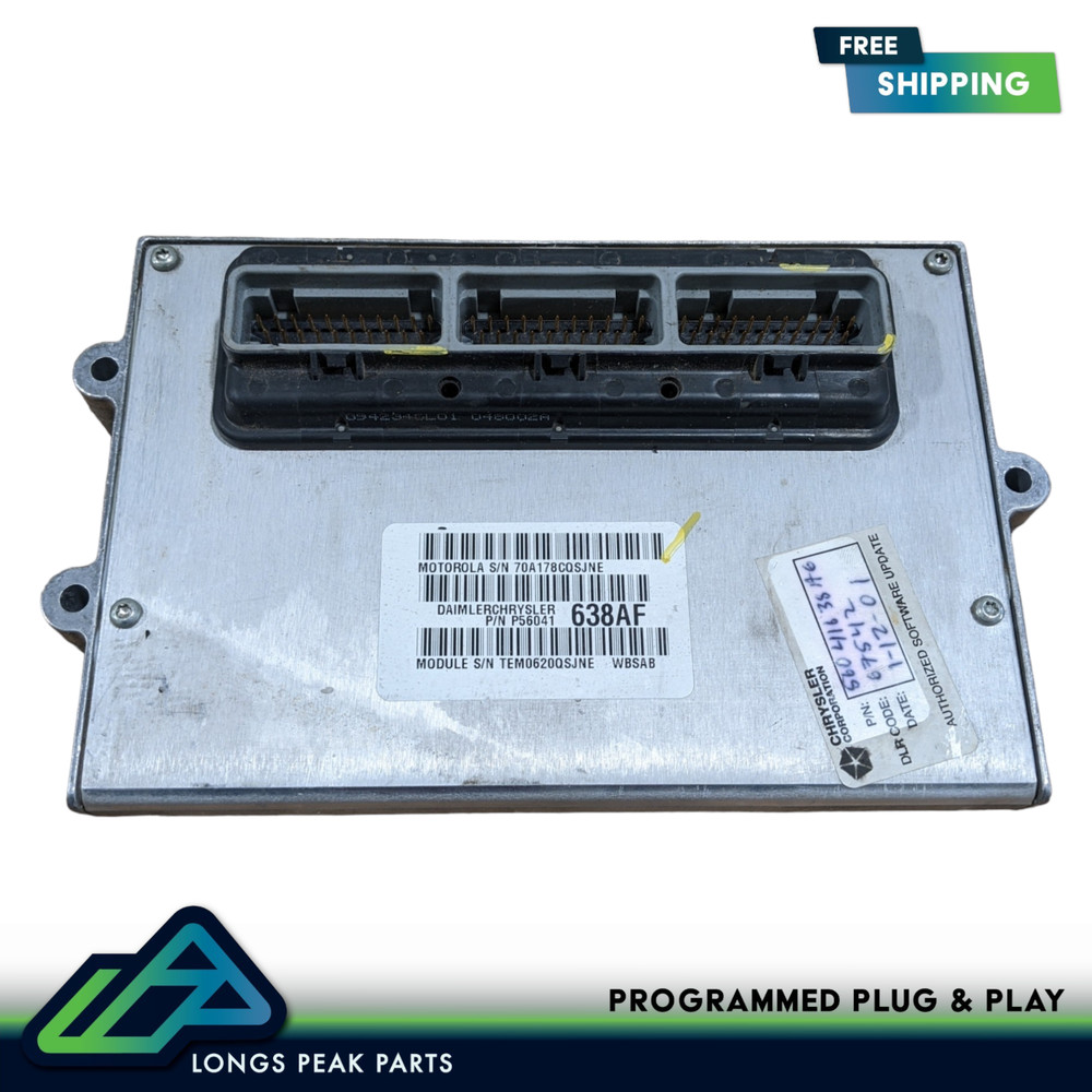 2000 Jeep Grand Cherokee 4.0 VIN PROGRAMMED ECU Engine Control Module 56041638AG