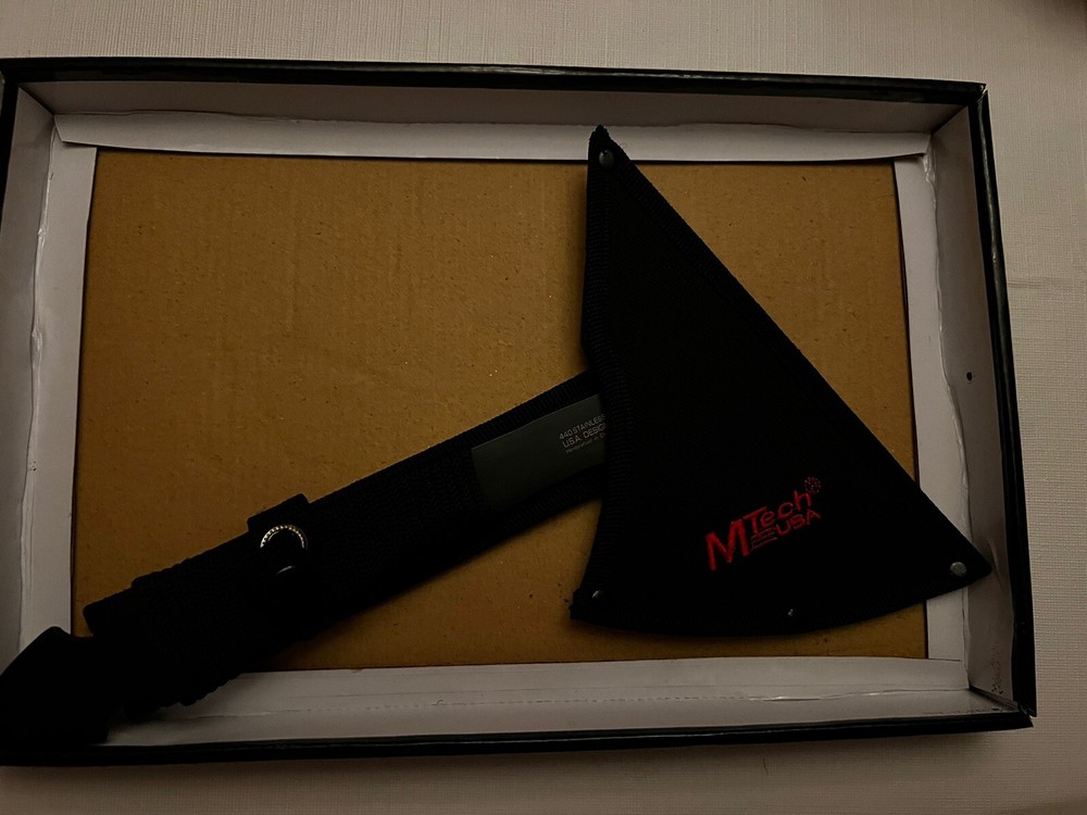 M Tech 11” Full Tang Throwing Axe Tomahawk with Sheath