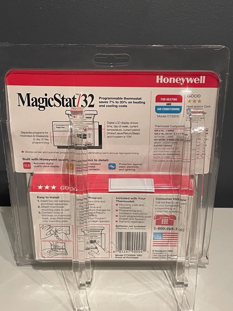 Honeywell Magicstat 32 CT3200 Programmable Thermostat