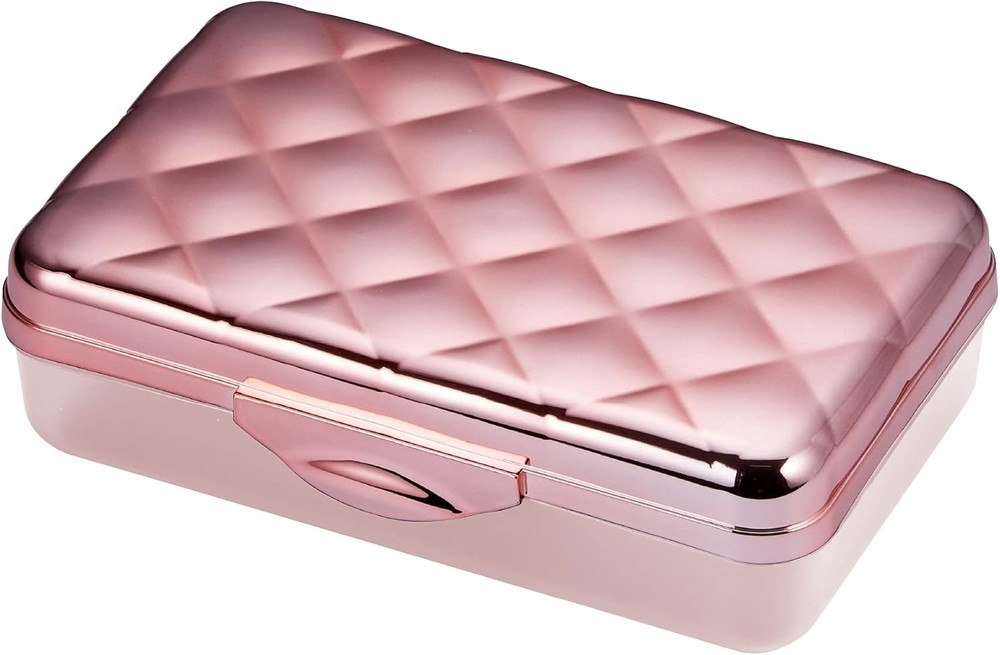 Metallic pencil Case Box, Hard Plastic, Stylish