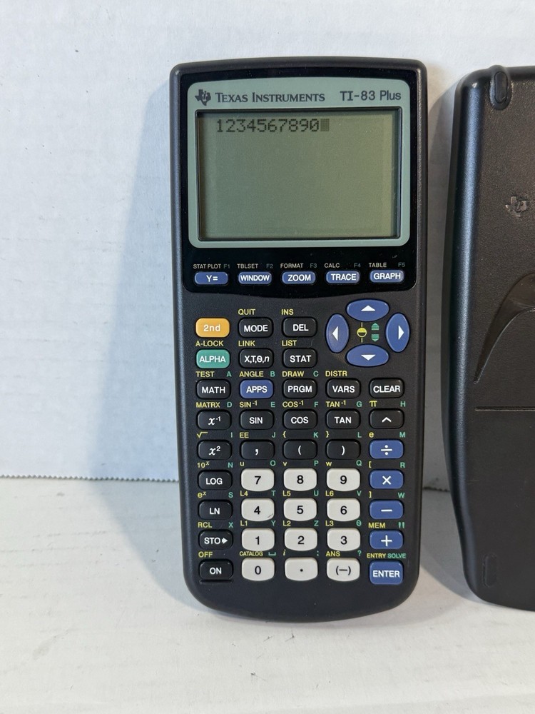 Texas Instruments TI-83 Plus Graphing Calculator w/ Cover