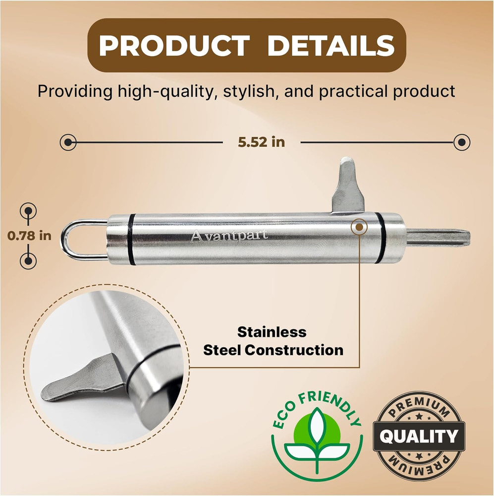 Professional Stainless Steel Walnut and Macadamia Nut Cracker Tool