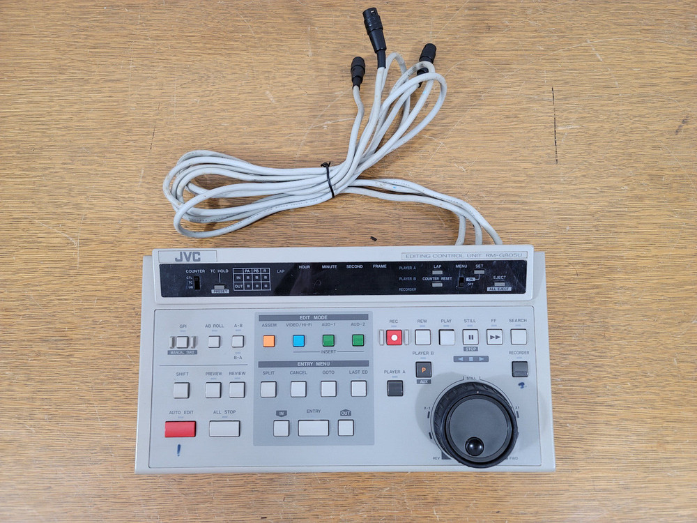 JVC Professional Video Editing Controller Control Unit RM-G805U Retro VTR VCR
