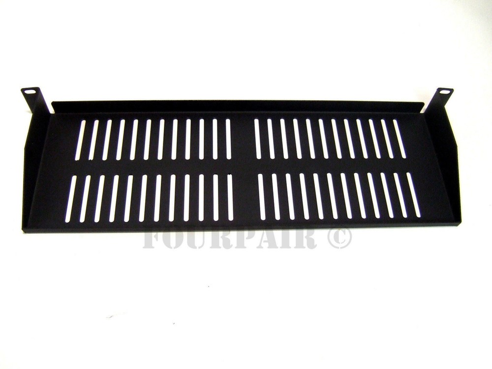 1 Space Cantilever Keyboard Server Data Rack Mount Shelf - 19" 1U 6" Deep Vented