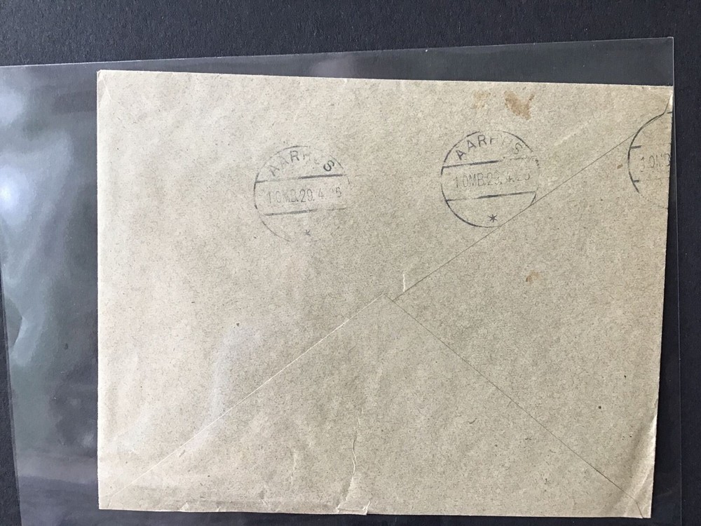 Denmark 1926 - 1929 stamps cover Ref R28305
