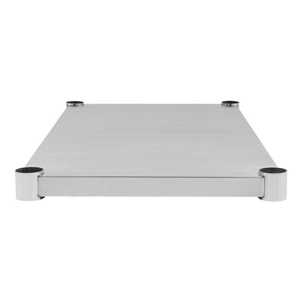 Stainless Steel Adjustable Under Shelf for Work Table 220lbs Load Capacity US