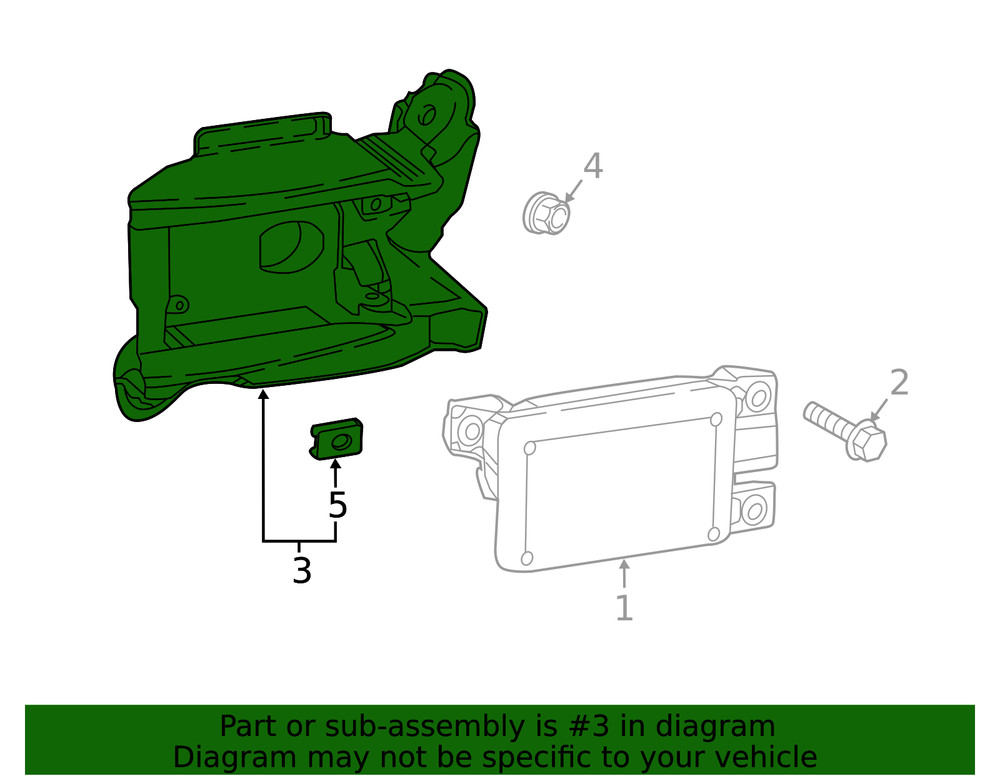 Genuine Mazda Blind Spot Detection System Warning Sensor Bracket DB2R-67-Z4X