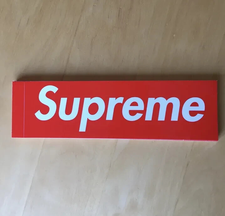 Supreme Box Logo Sticker Red Authentic Brand New Free Shipping Ships Same Day ✉️
