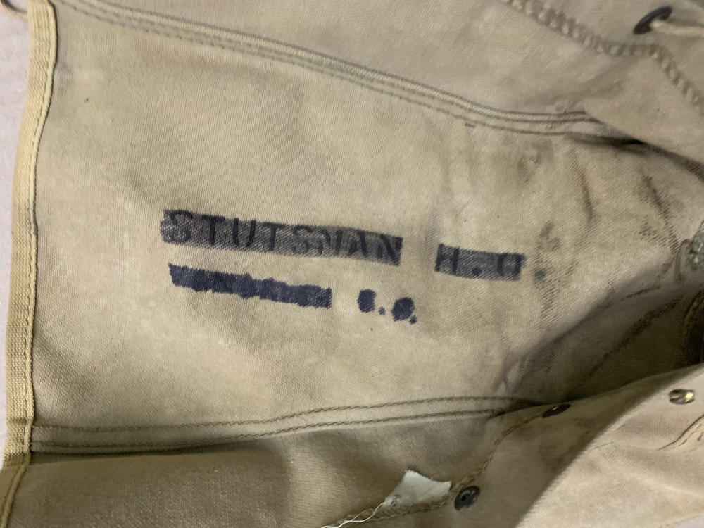 Original WWII USMC Canvas Boot Leggings Size 3