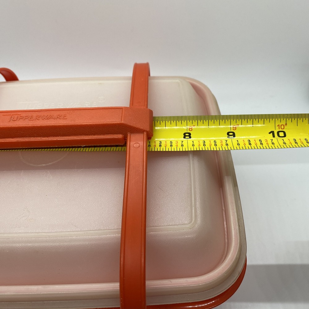 Vintage Tupperware Lunch Box Red