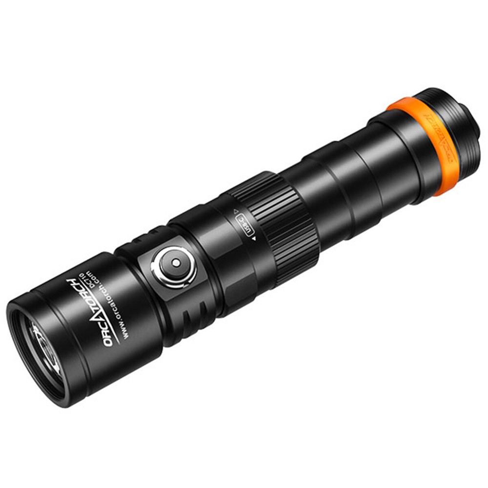 OcraTorch DC710 3000 Lumens USB Type C Dive Light
