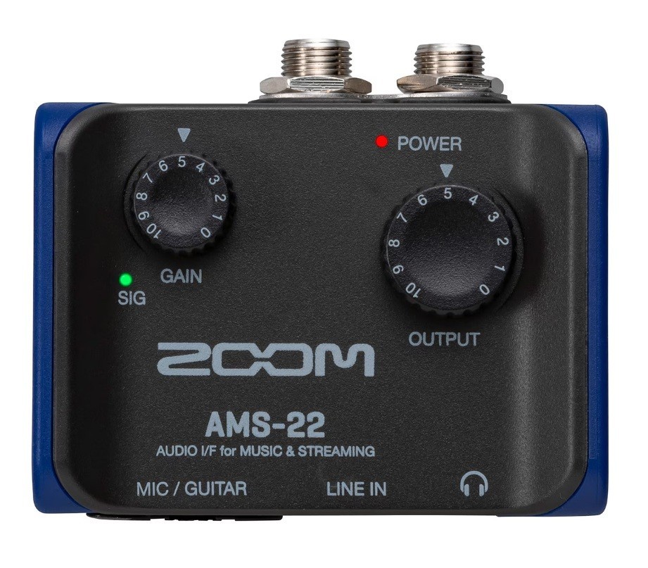 ZOOM USB-C Audio Interface 2-in/2-out AMS-22