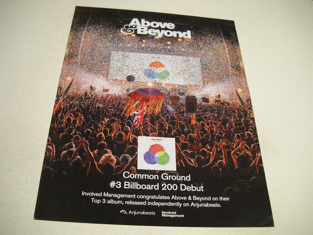 ABOVE & BEYOND Common Ground is the #3 Debut... 2018 Promo Display Ad