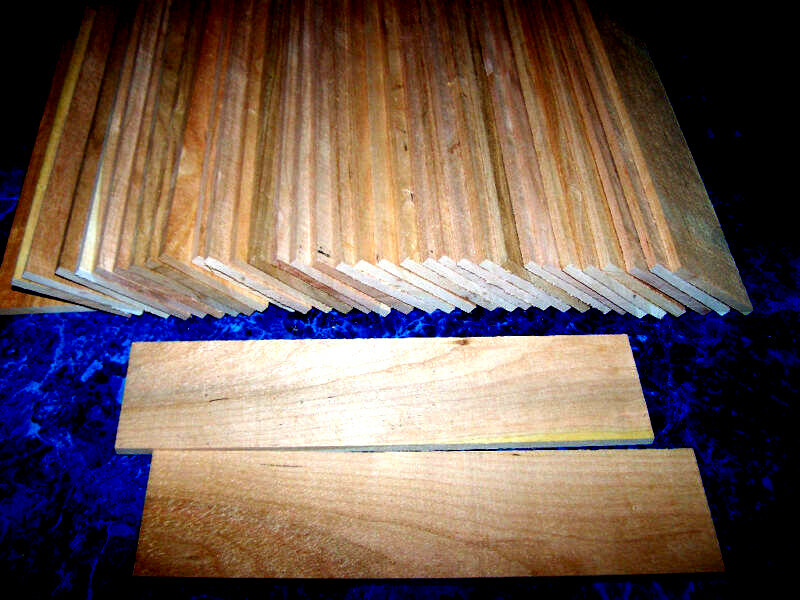 Packages of Kiln Dried Premium Cherry Thin Lumber