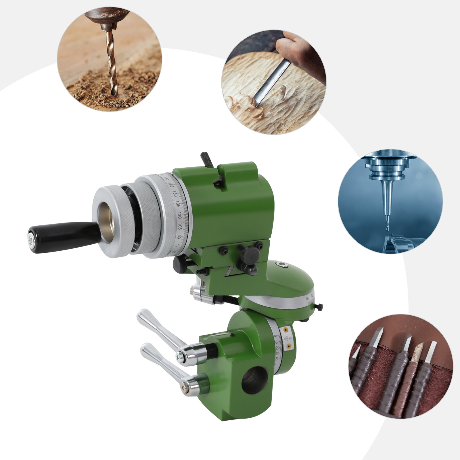 Universal U2 Grinding Grinder Sharpener Tool Milling Drill Cutter Holder New