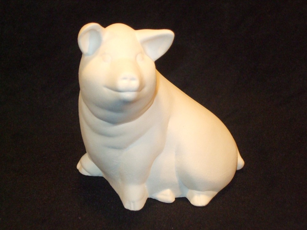 Pig - Ceramic Bisque Ready to Paint