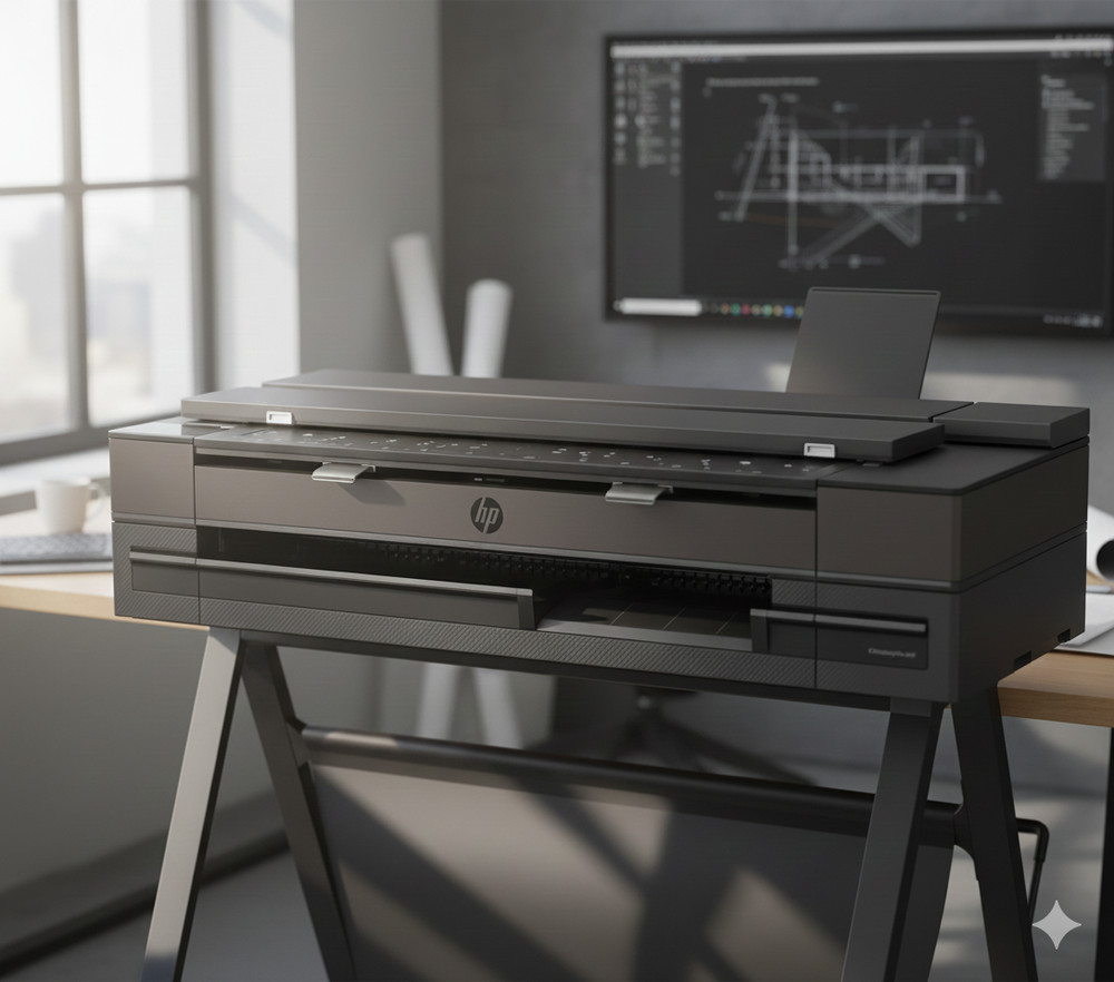 HP DesignJet T850 (Multifunction) Wireless 36" Plotter Printer Scan Copy PDF CAD