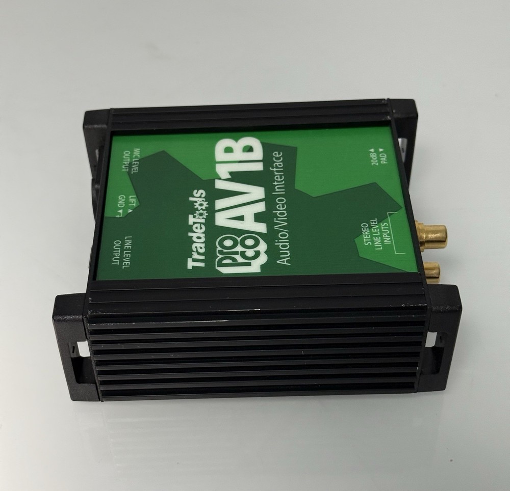 ProCo AV1B 1-Channel Audio- Visual Interface