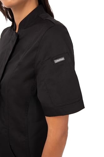 Women's Roxby Chef Coat Medium Black