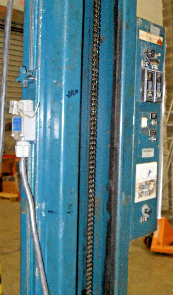 LANTECH STS-80LB Semi-Automatic Stretch Wrapper USED 48" platform 110 V