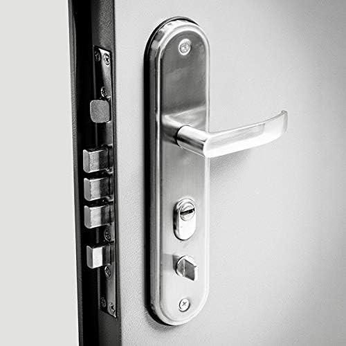 VIZ-PRO Quick Mount Steel Security Door with Frame and Hardware, Flat White