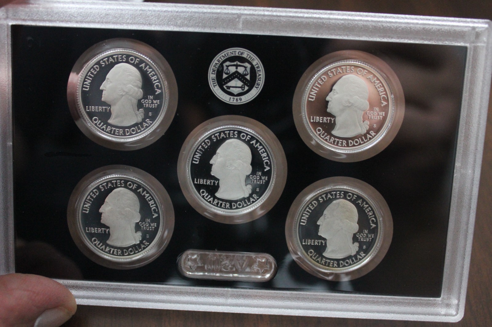 2018 UNITED STATES 10 COIN SILVER PROOF SET AND COLA