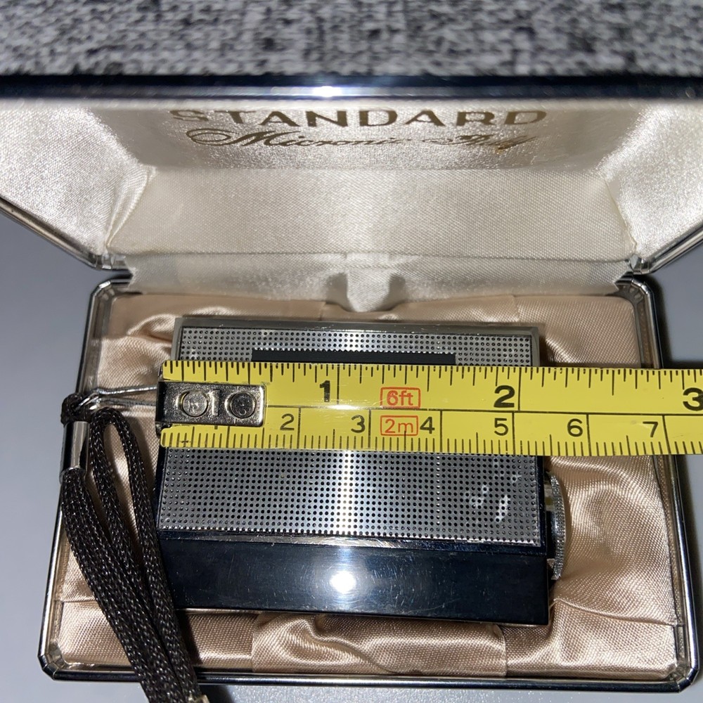 Vtg STANDARD Micronic Ruby SR-H436 Micro TRANSISTOR Radio Untested In Case